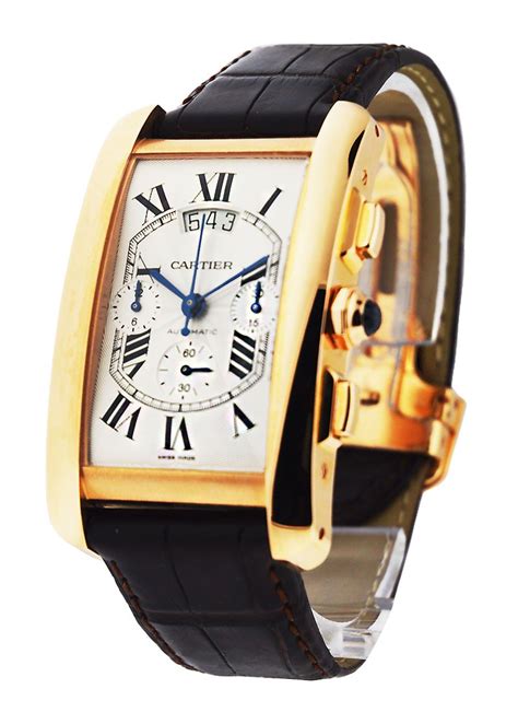 cartier tank americaine watch chronograph